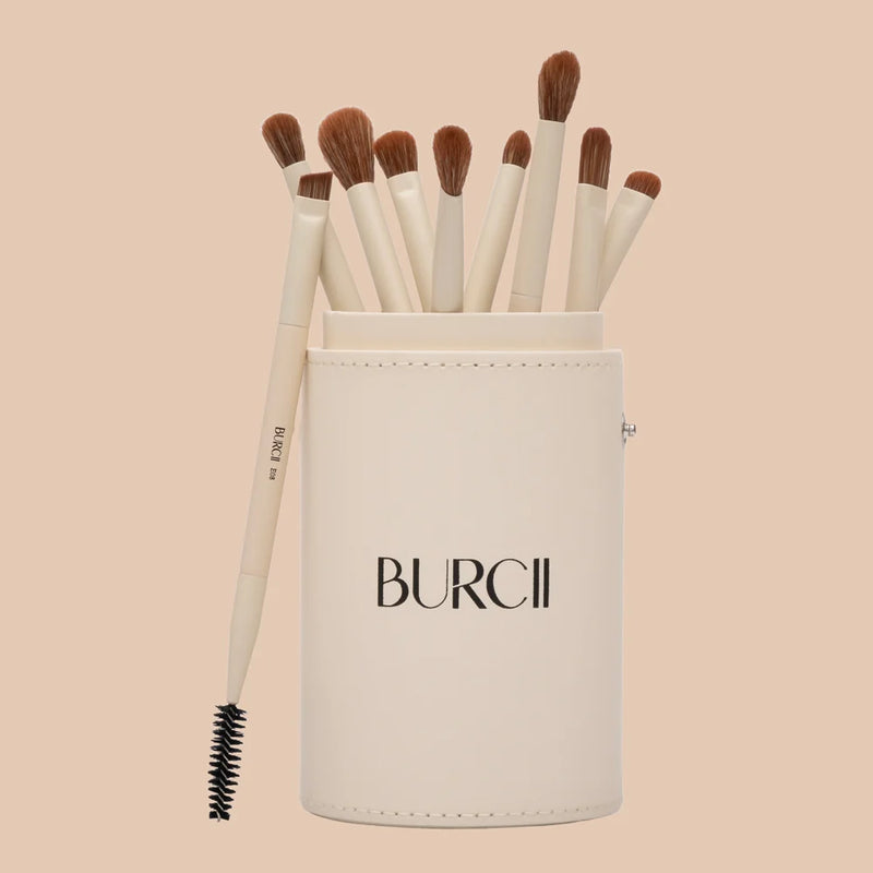 BURCII -  Eye brushes set (9-piece)