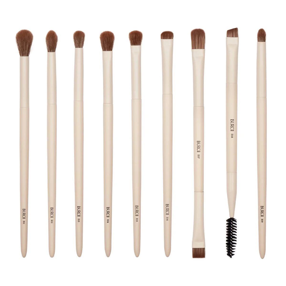 BURCII oogmake-up kwastenset (9-DELIG)