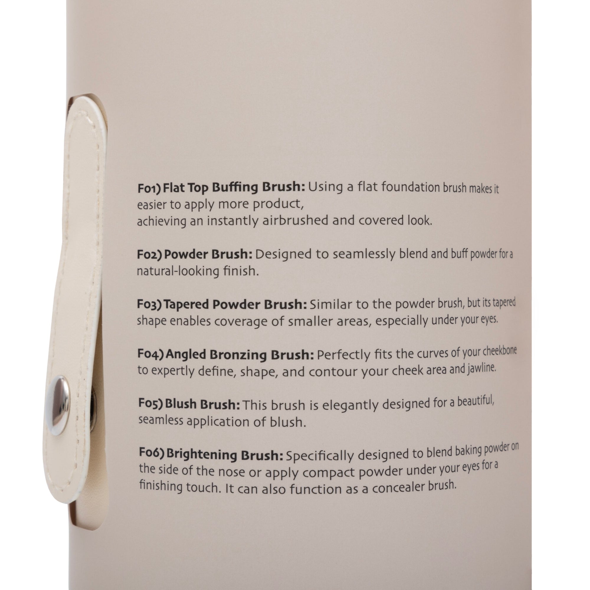 BURCII - Face brushes set (6-piece)