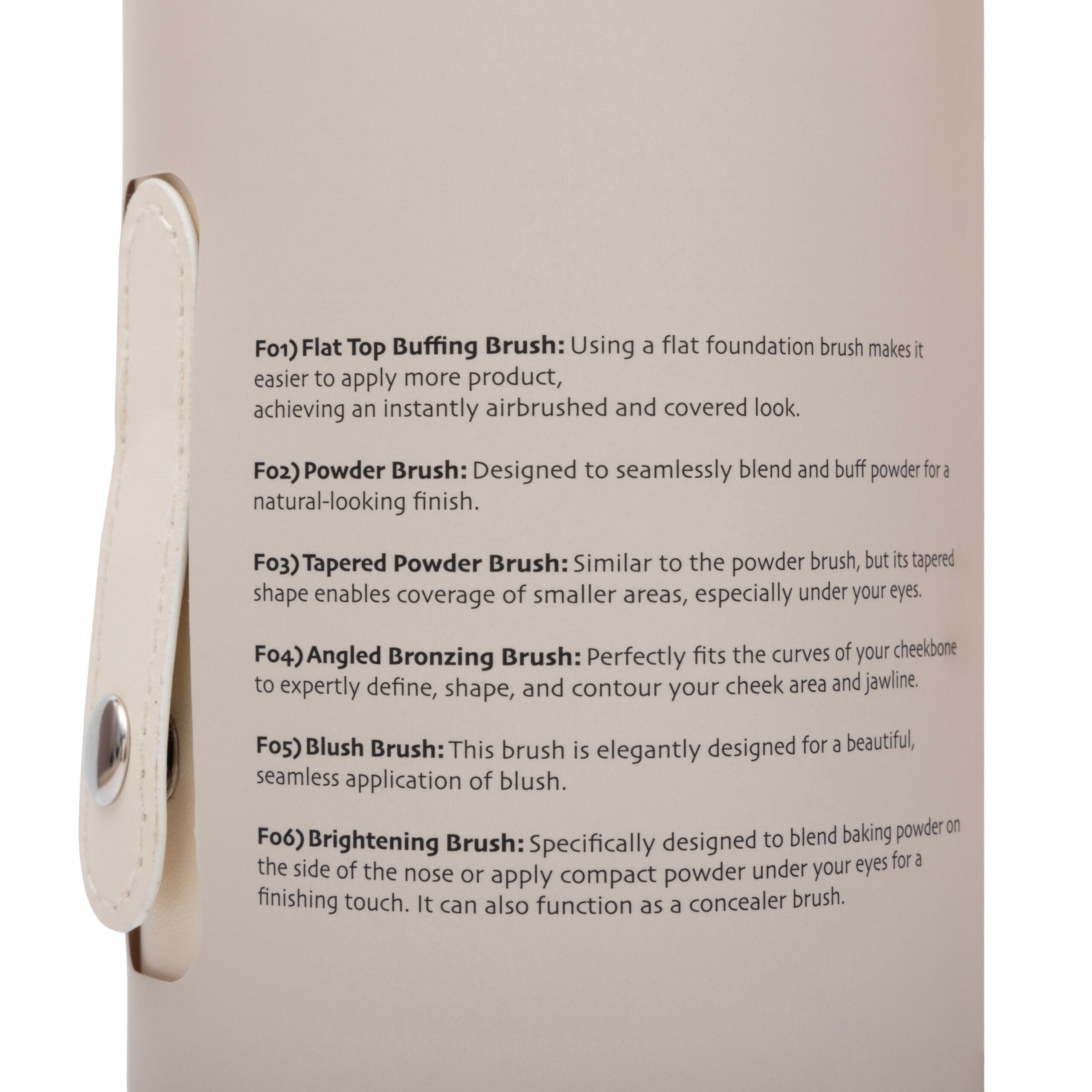 BURCII - Face brushes set (6-piece)