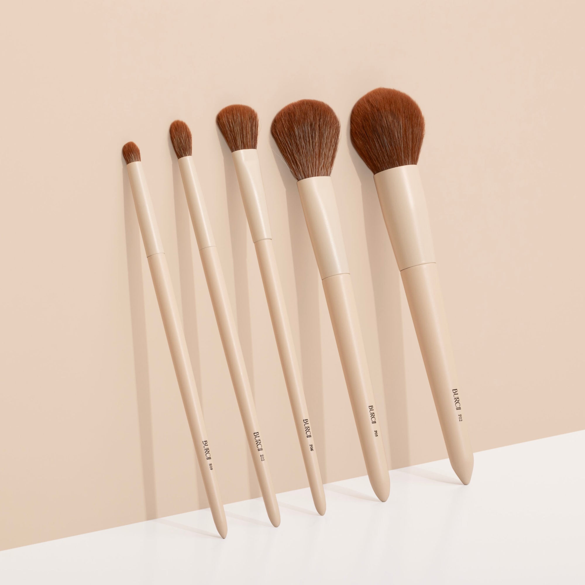 BURCII - Professionele make-up kwastenset set (15-delig)