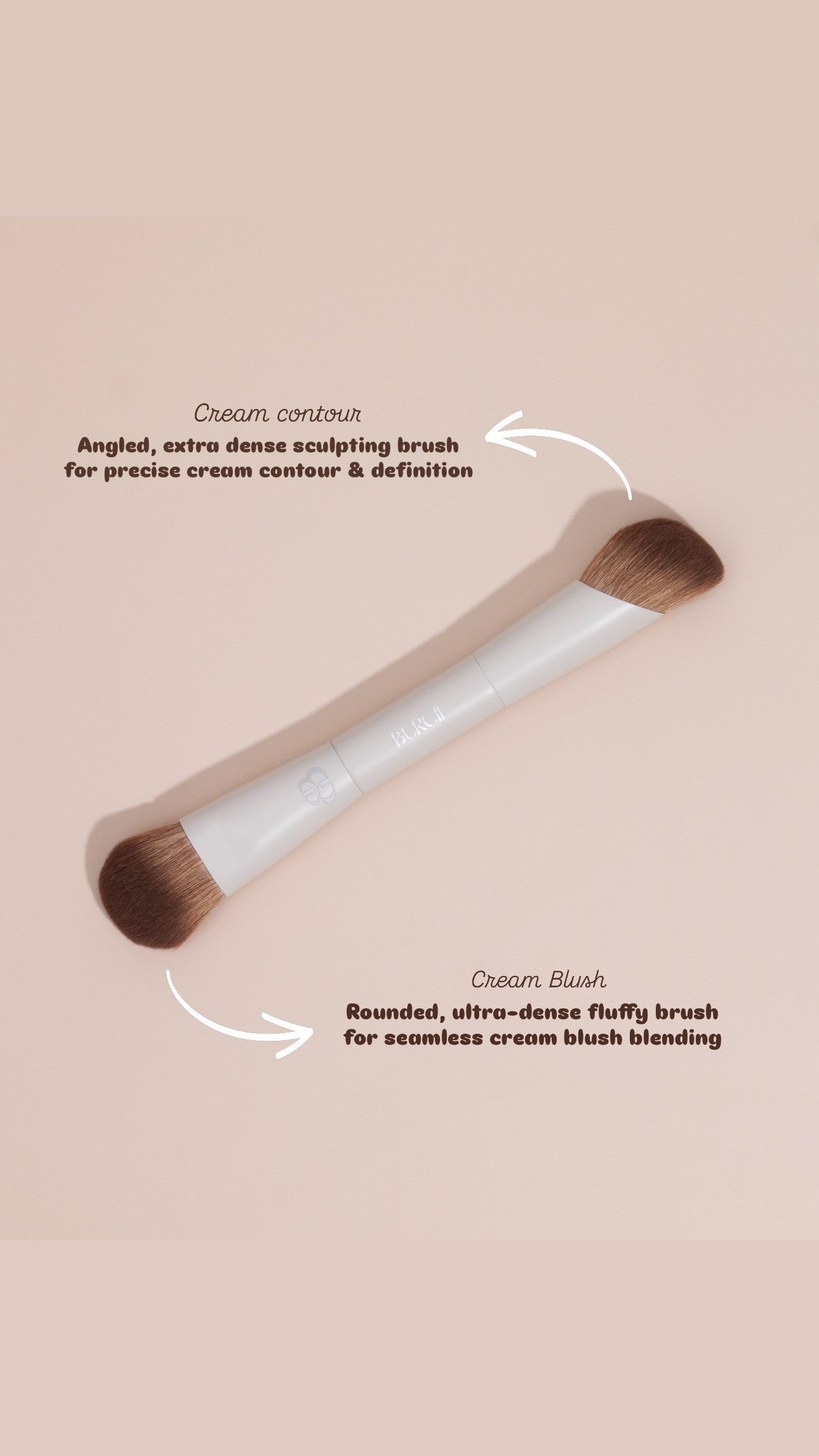 BURCII - Cream perfector dual brush